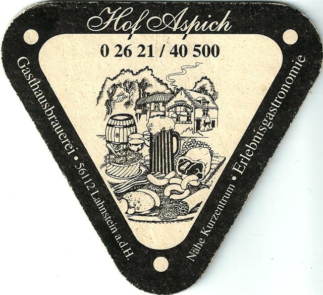 lahnstein ems-rp hof aspich 1a (3eck205-o hof aspich-schwarz)